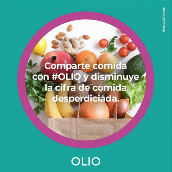 OLIO: haz comunidad aprovechando la comida que no te acabaste